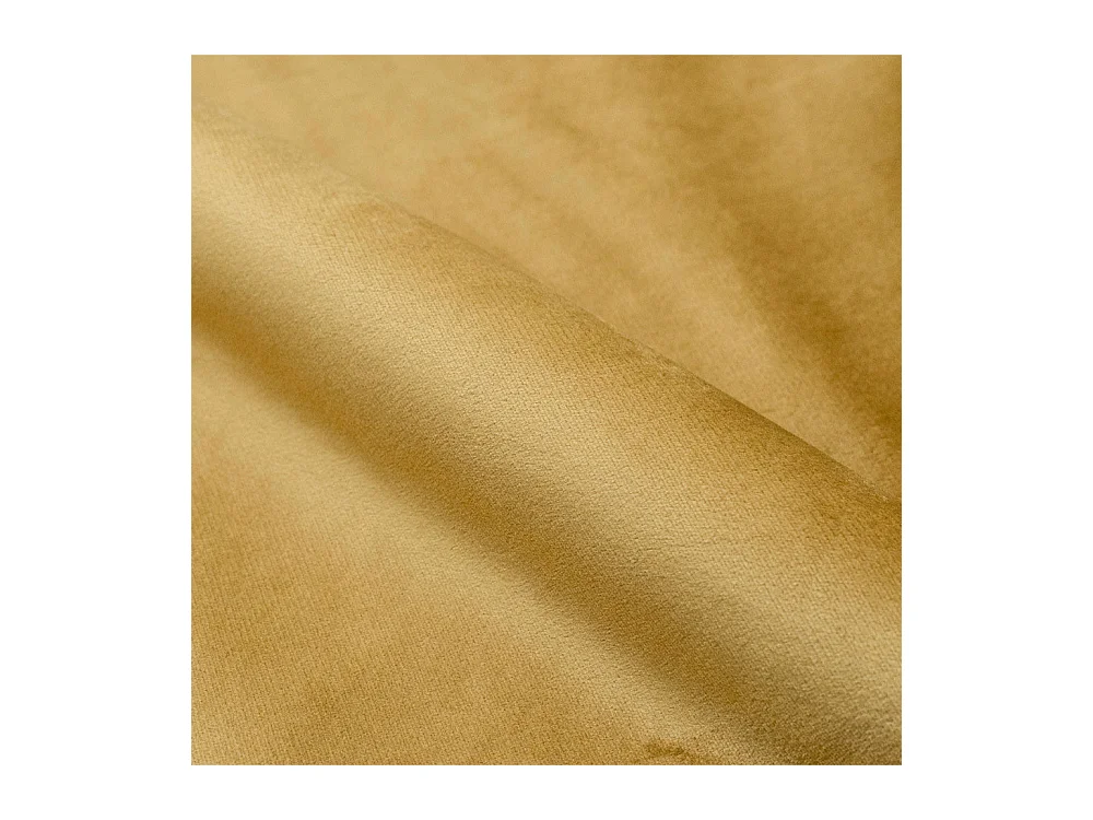 Set de 2 taburetes para isla de cocina en terciopelo amarillo 65 cm - Pénélope