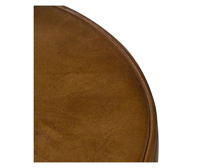 Sedia da bar in pelle da 76 cm con schienale - Phoenix