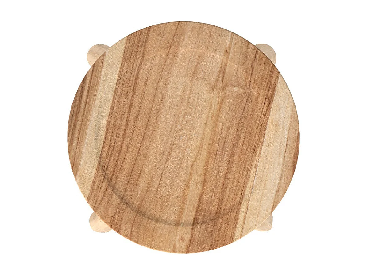 Tabouret pour îlot central 67 cm en teck - Ika