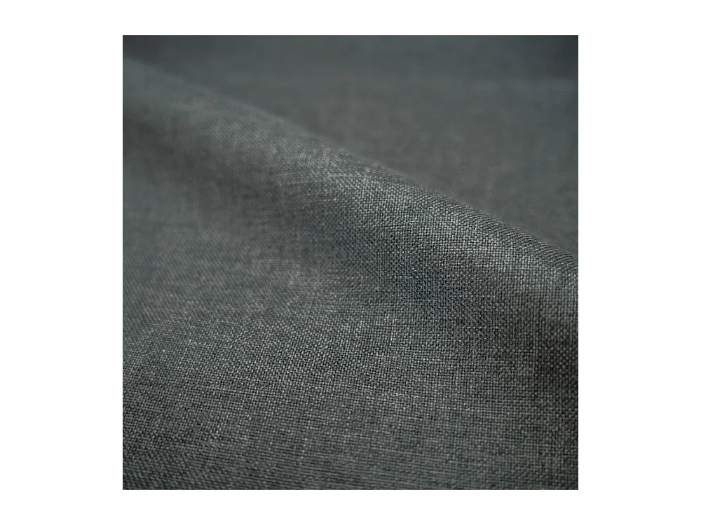 Set de 2 sillas para isla de cocina en tela gris oscuro 66,5 cm - Pipo