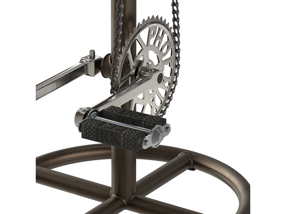 Taburete de bar de 73 cm en cuero marrón - Gaya