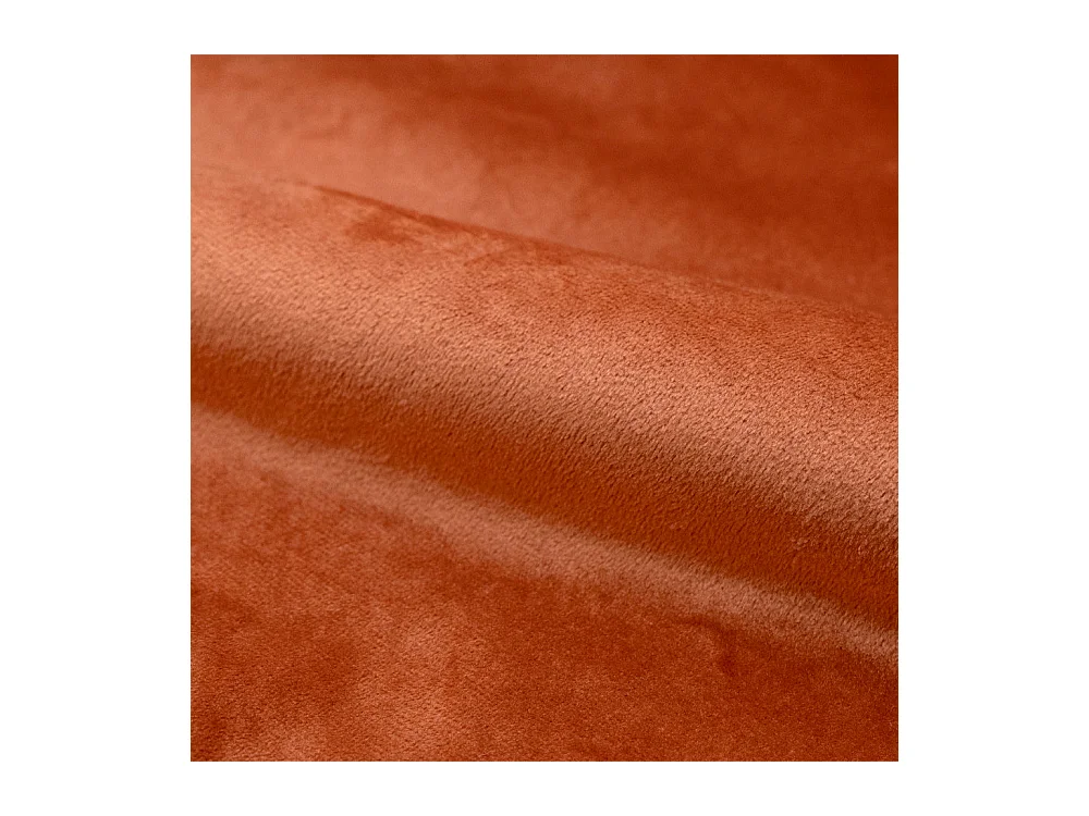 Lot de 2 chaises de bar 75 cm en velours orange - Marquise