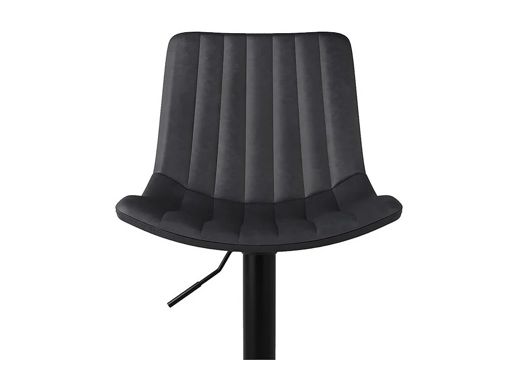 Set di 2 sedie da bar regolabili 62,5/83 cm grigio scuro - Killi