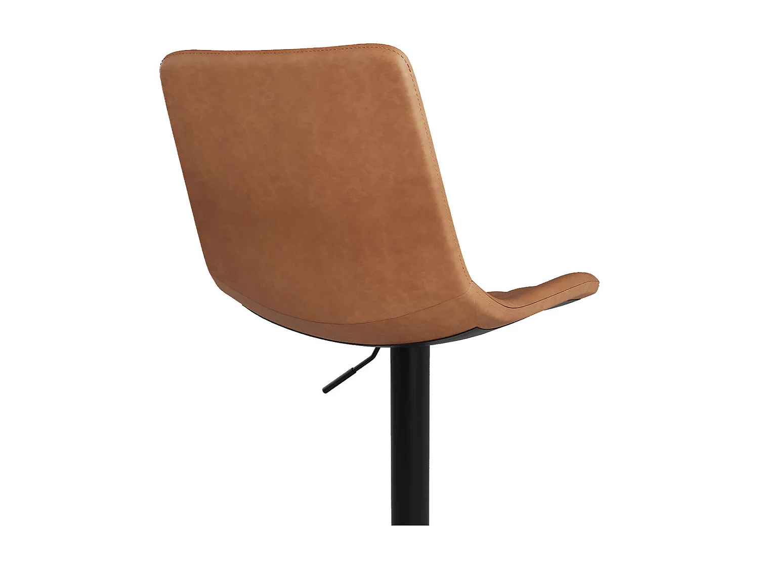 Set di 2 sedie da bar regolabili 62,5/83 cm in sintetica cammello - Killi