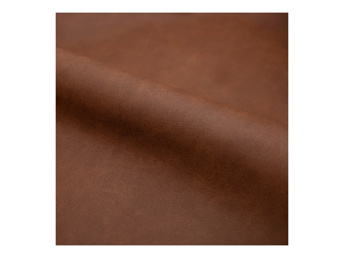 Lot de 2 chaises de bar 75 cm en cuir synthétique marron - Kalba