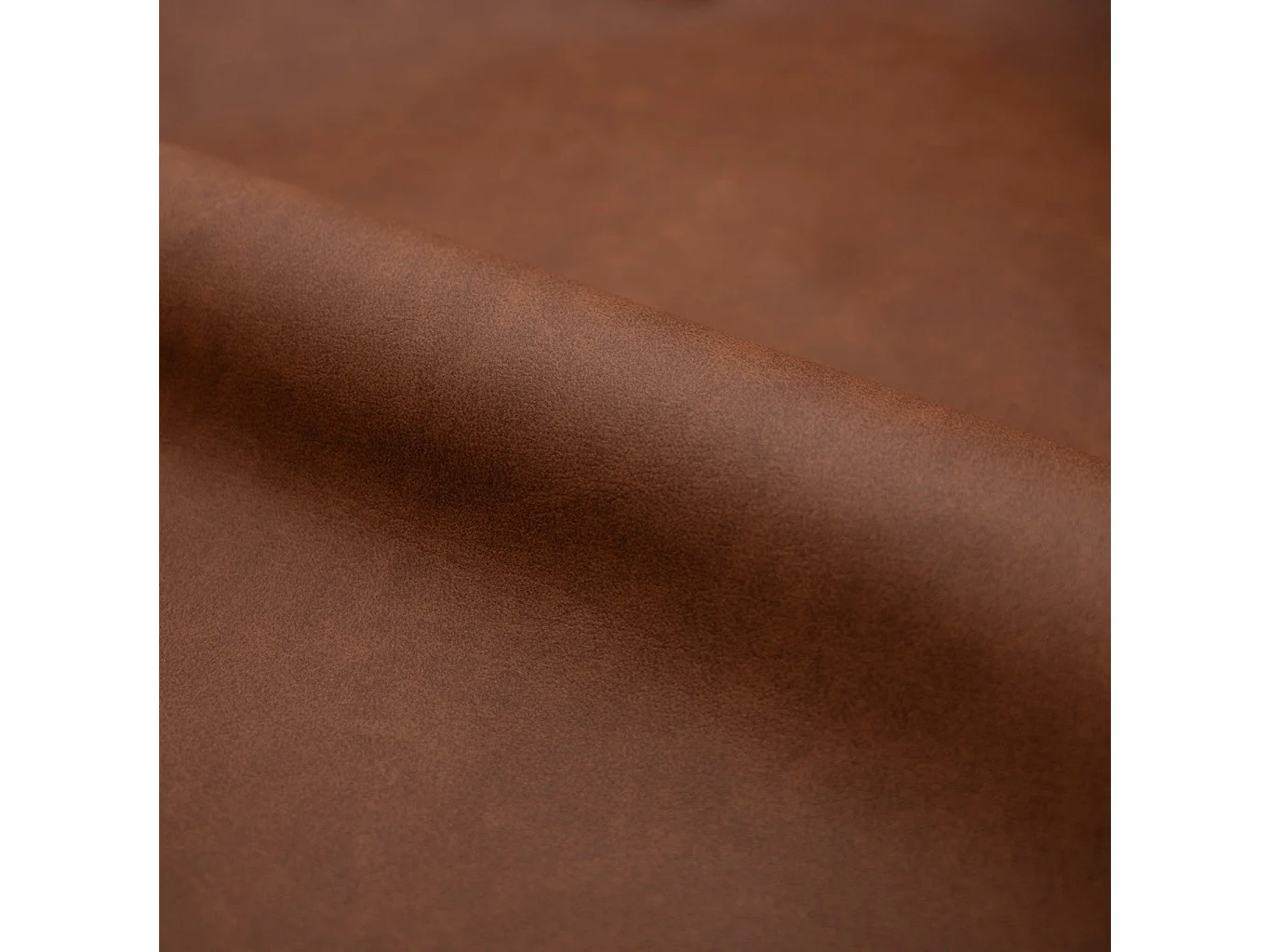 Lot de 2 chaises de bar 75 cm en cuir synthétique marron - Kalba