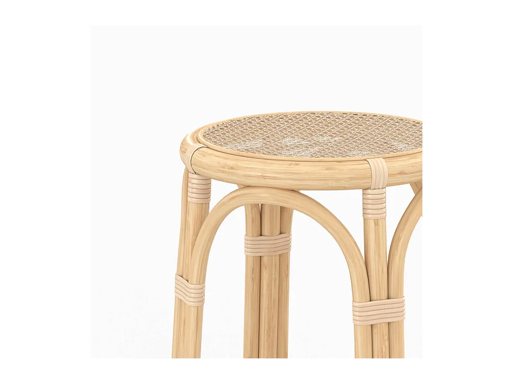Tabouret de bar 77 cm en rotin - Vania