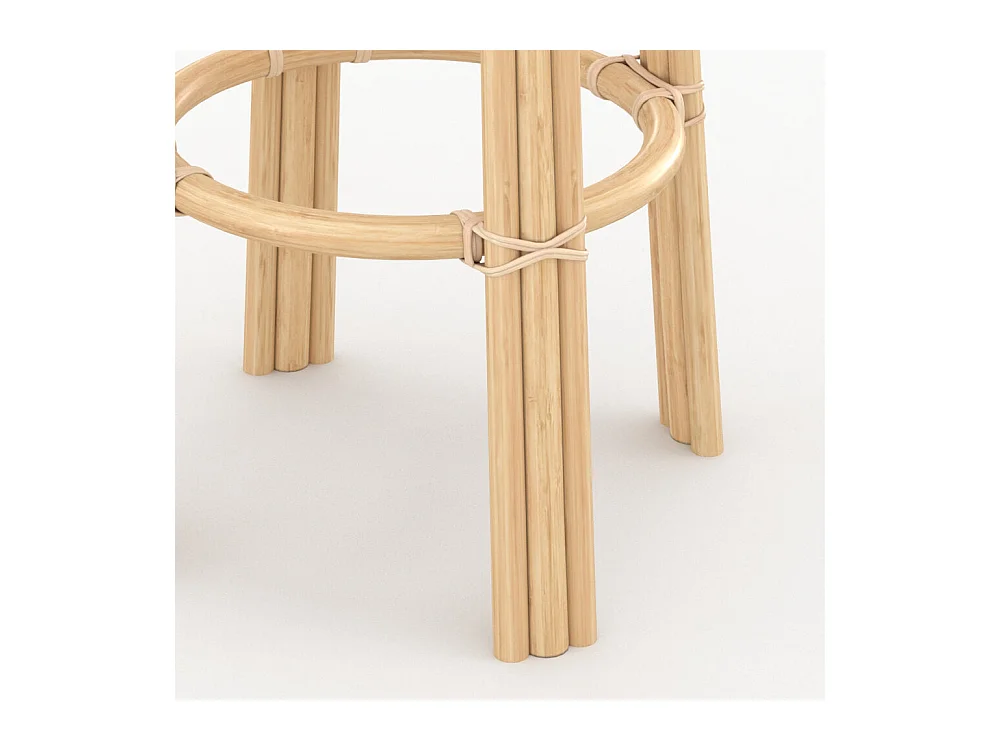 Tabouret de bar 77 cm en rotin - Vania