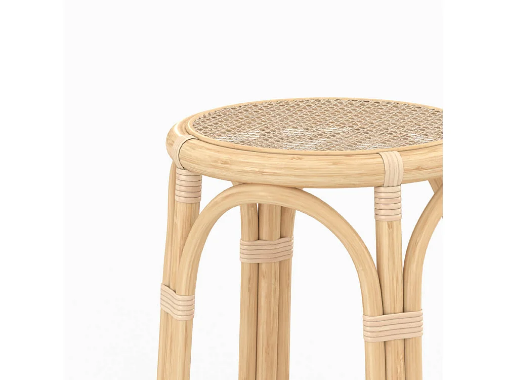 Sgabello da bar in rattan 75 cm - Vania