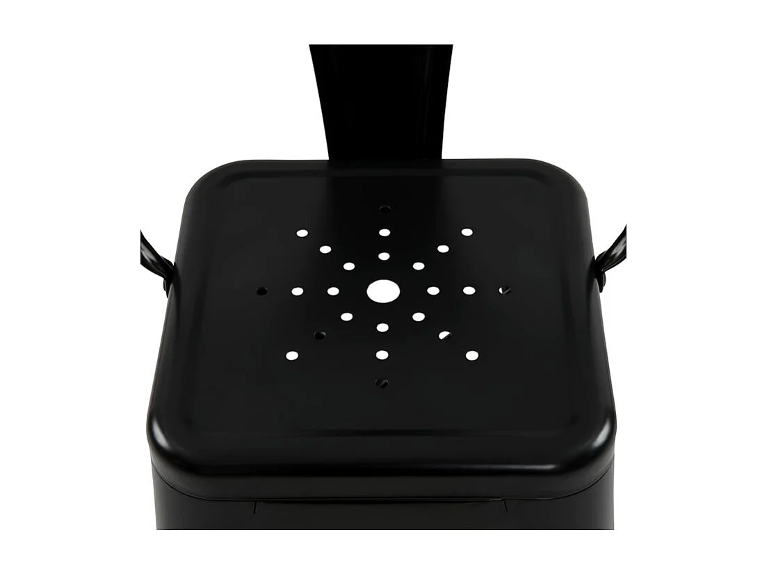 Lot de 2 chaises pour îlot central 67 cm en métal noir mat - Indus