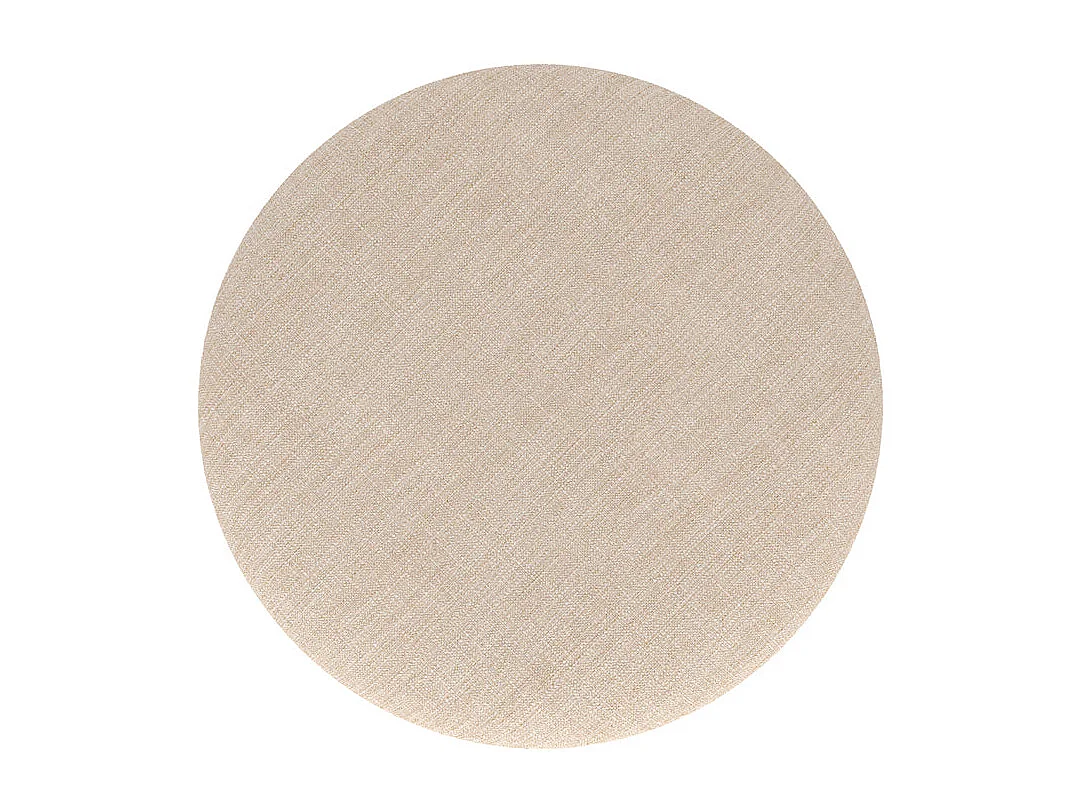 Lot de 2 tabourets pour îlot central 66 cm en tissu beige - Vahina
