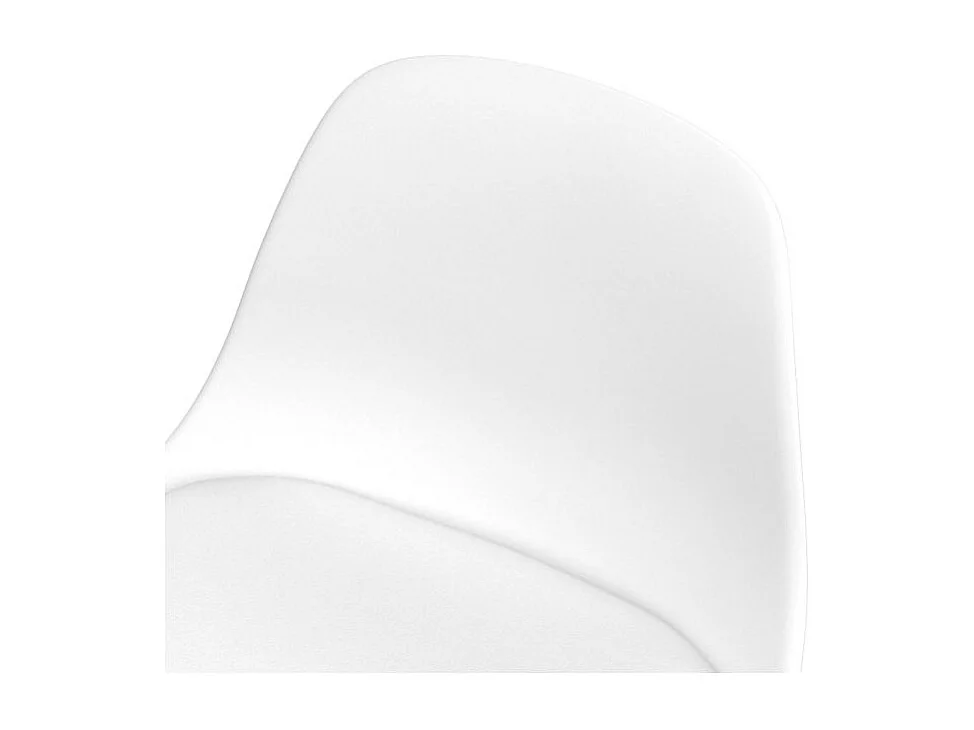 Set de 2 taburetes para isla de cocina blancos 65 cm - Leni