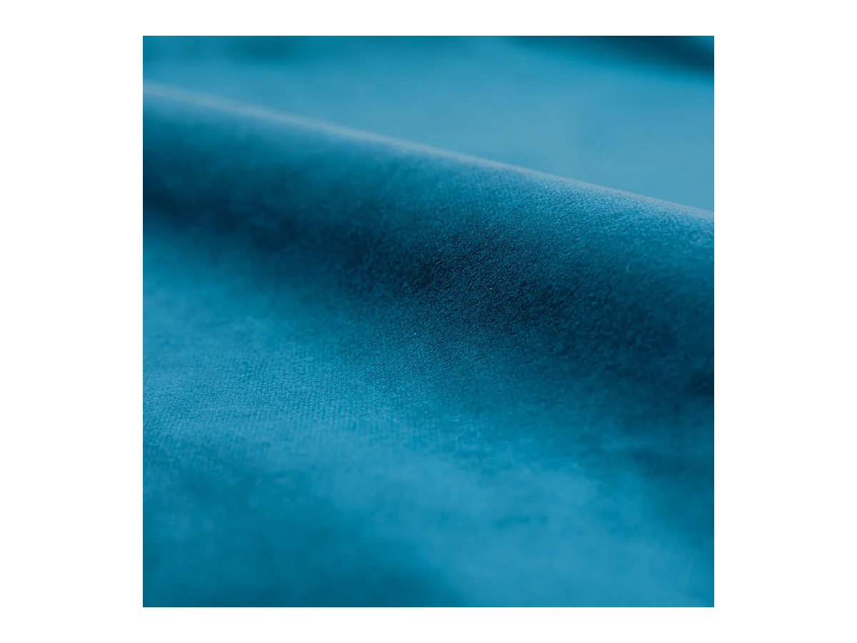 Set de 2 sillas de bar de terciopelo azul 75 cm - Mazzia