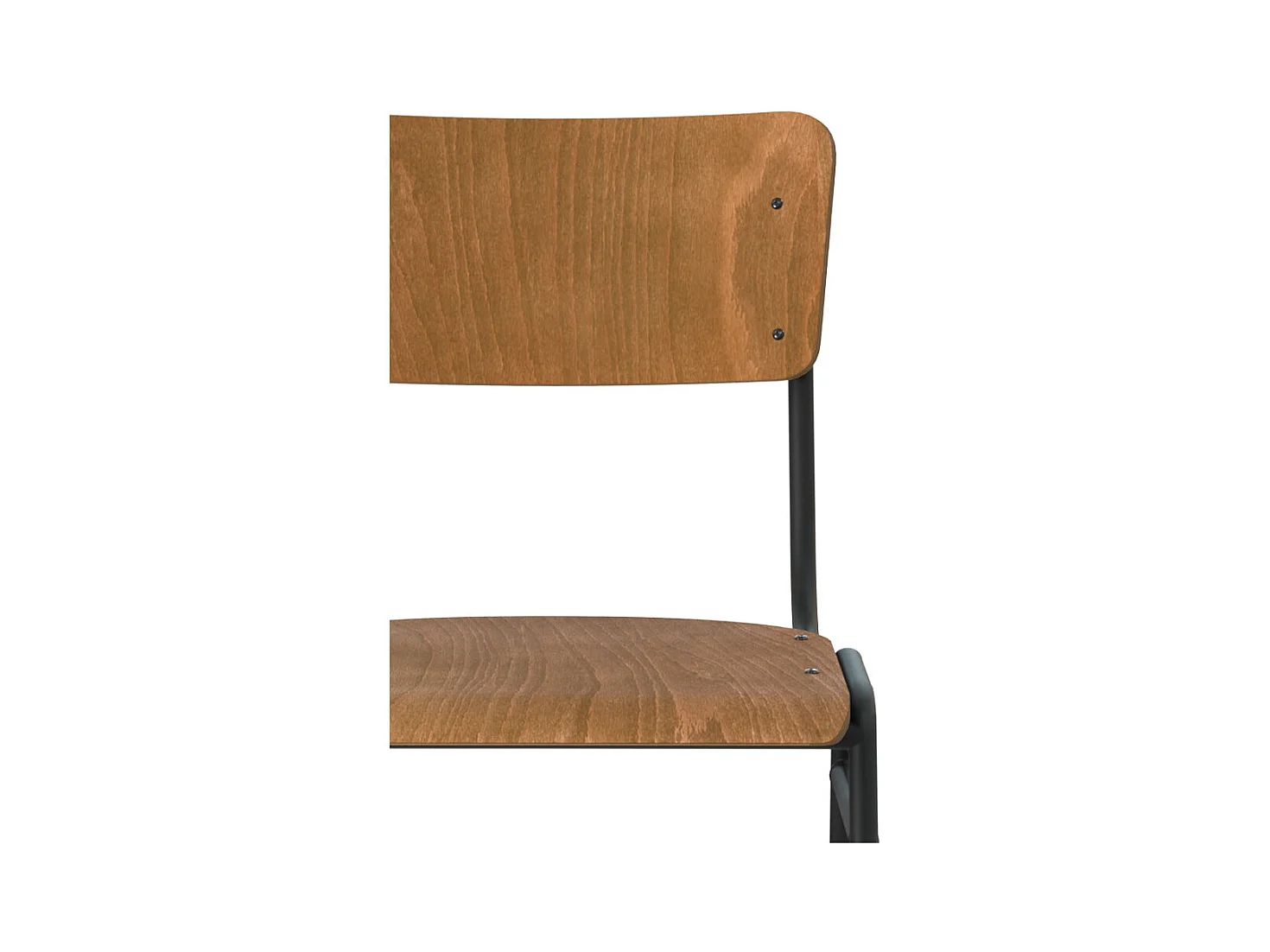 Set di 2 sedie da bar in legno 75 cm - Clem