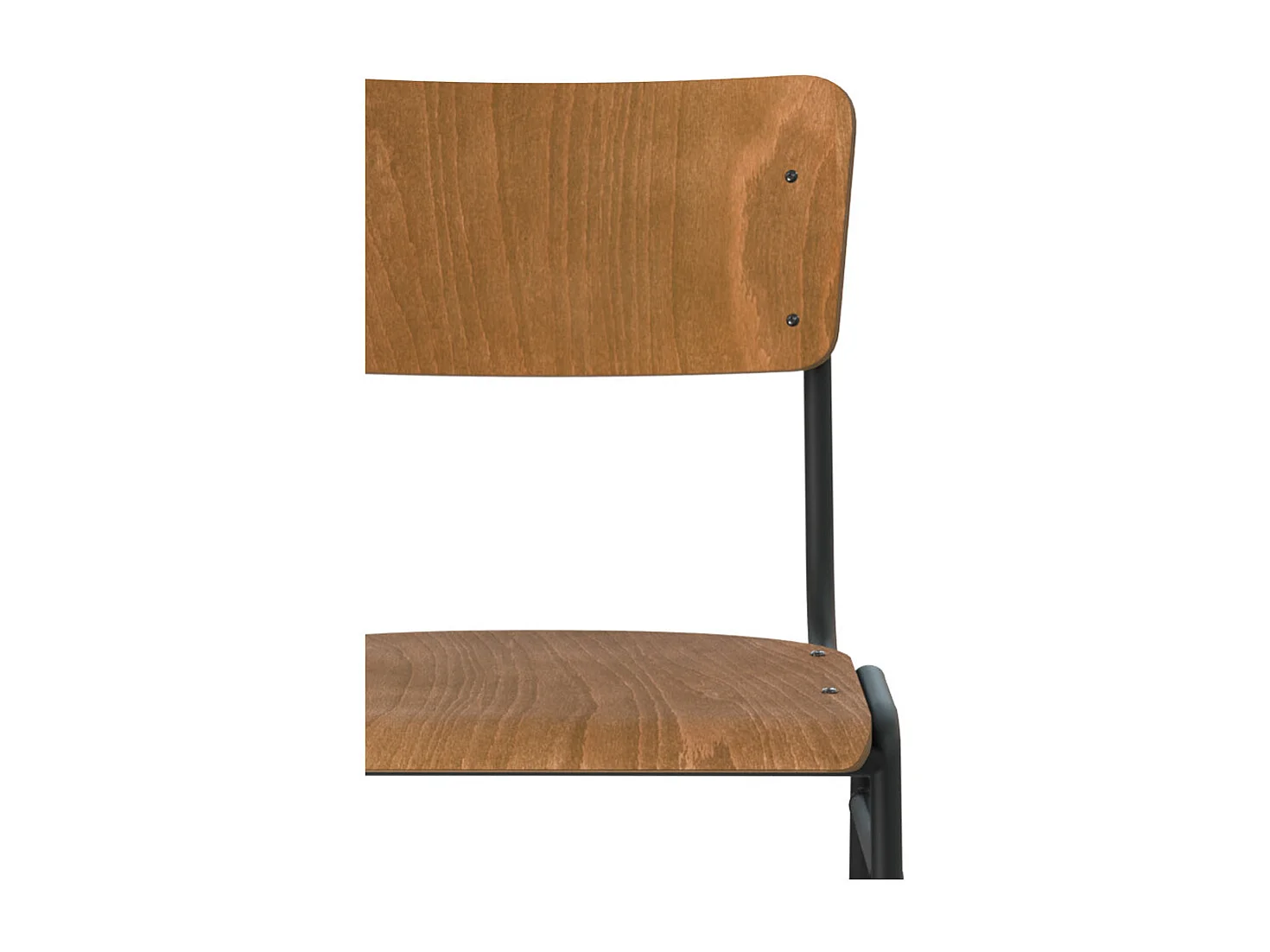 Set di 2 sgabelli da bar 75 cm in legno - Clem