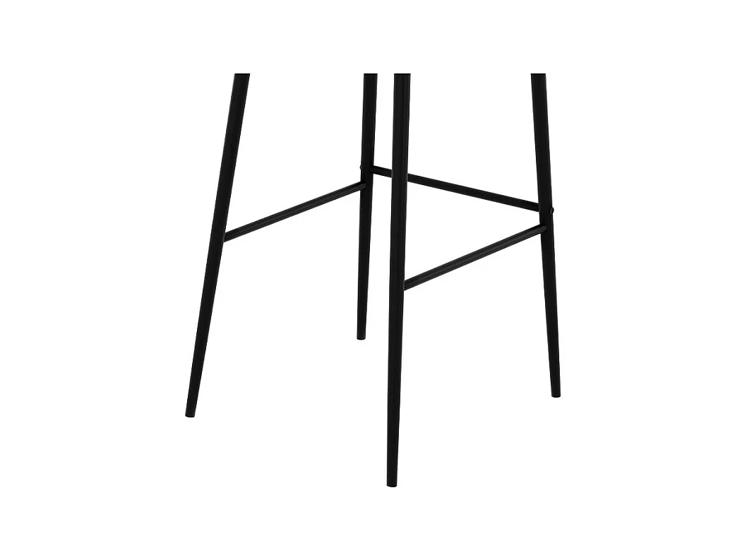 Set di 2 sedie da bar in velluto rosa 75 cm - Rosy