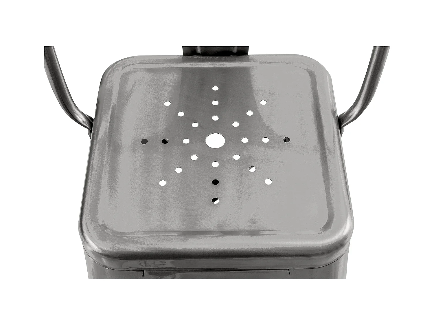 Set di 2 sedie per isola centrale in metallo cromato 67 cm - Indus