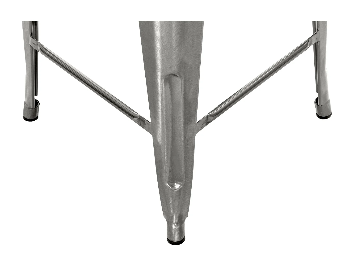 Set di 2 sedie per isola centrale 67 cm in metallo cromato - Indus