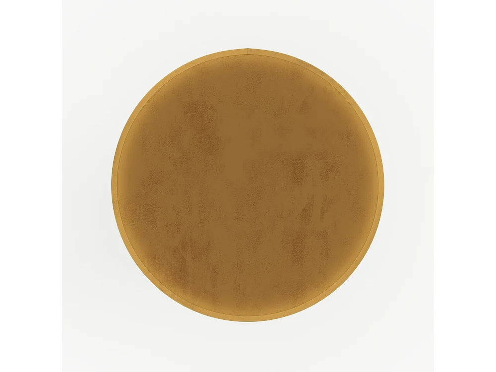 Set de 2 sillas para isla de cocina de terciopelo amarillo curry 63 cm - Kendal