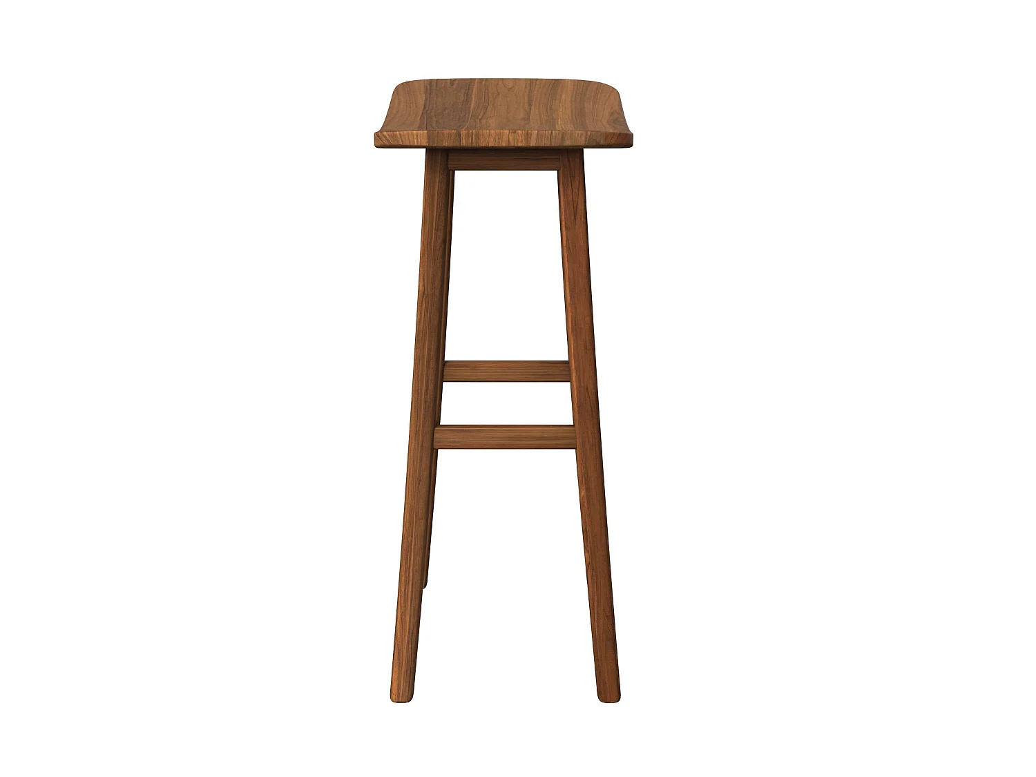 Sgabello da bar in legno di teak 77 cm - Vittoria