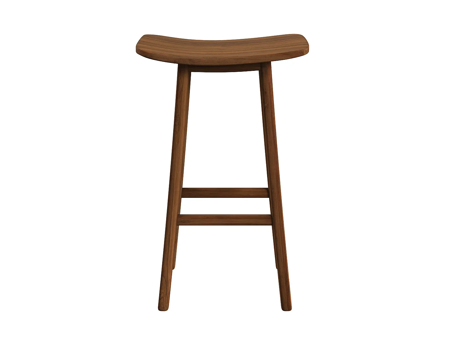 Sgabello da bar in legno di teak 77 cm - Vittoria