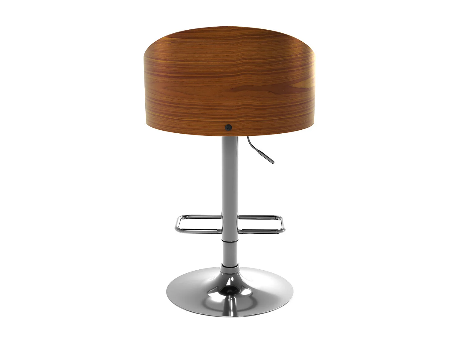 Silla de bar ajustable 63/84 cm en tejido gris claro - Carmelo