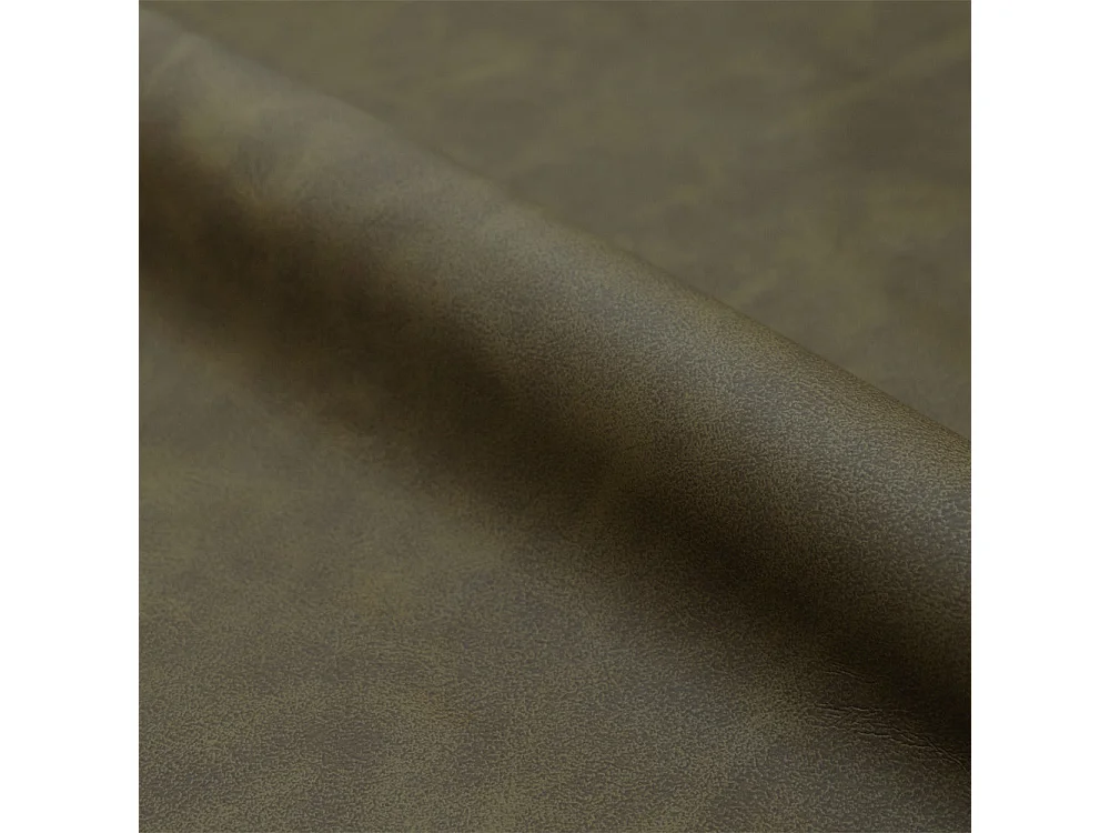 Set de 2 taburetes para isla de cocina en sintético verde caqui 65 cm - Henrik