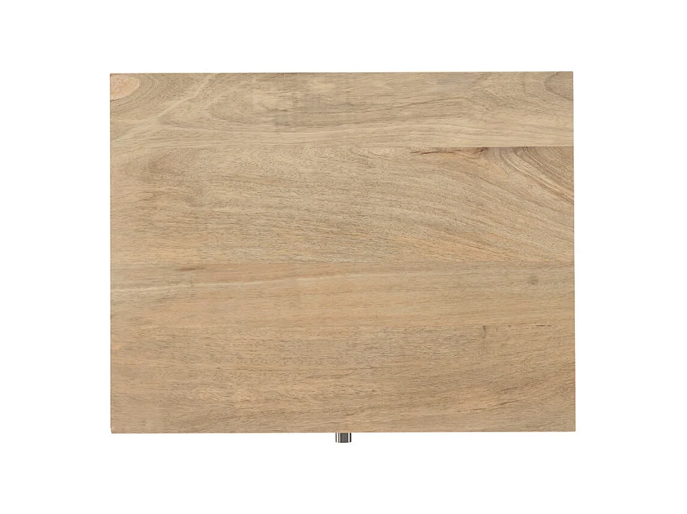 Table de chevet en bois de manguier gravé 1 tiroir - Tiny