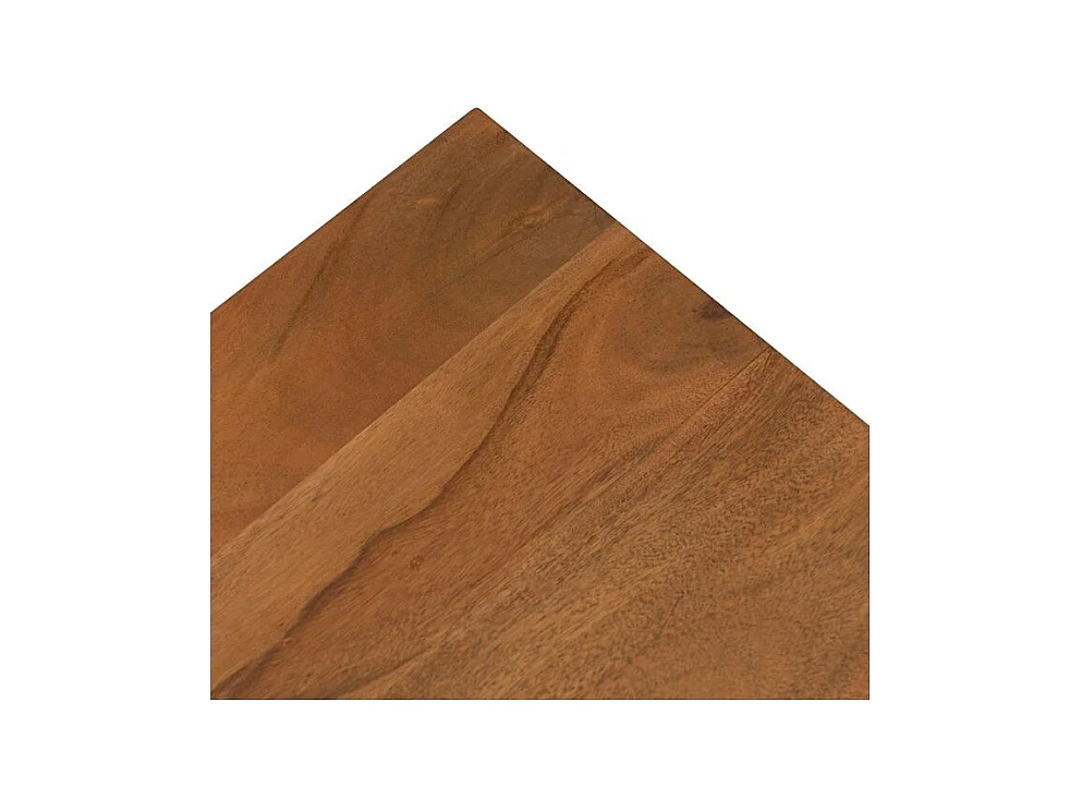 Comodino a 1 cassetto in legno di acacia e legno riciclato - Krabi