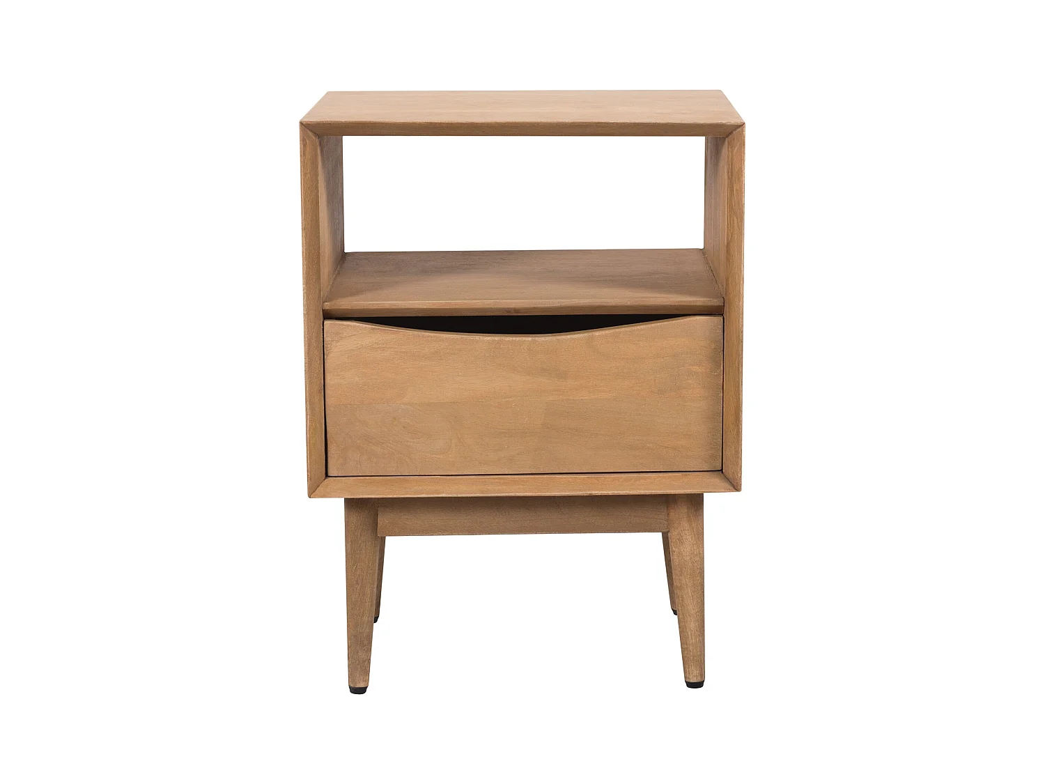 Table de chevet 1 tiroir en bois de manguier - Gute