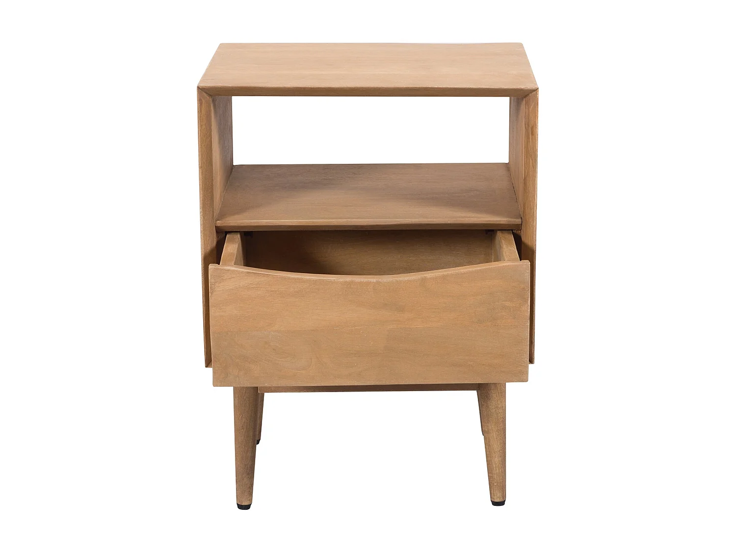 Table de chevet 1 tiroir en bois de manguier - Gute