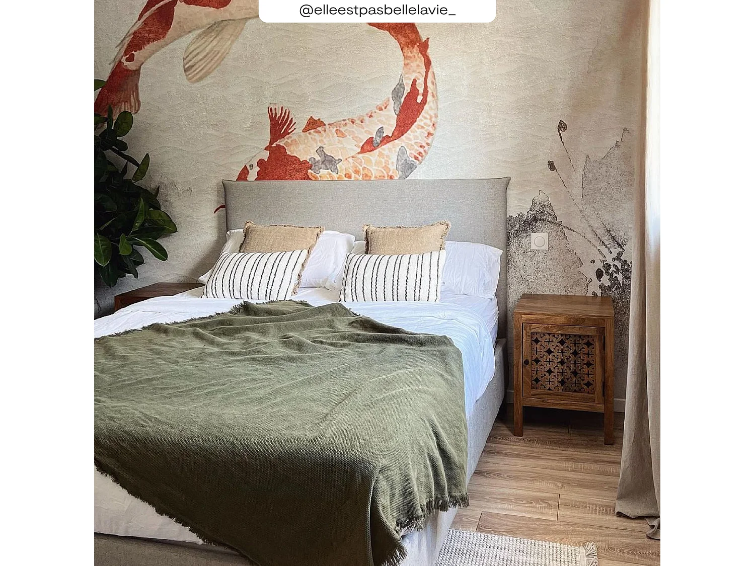 Comodino in legno di mango traforato - Jaya