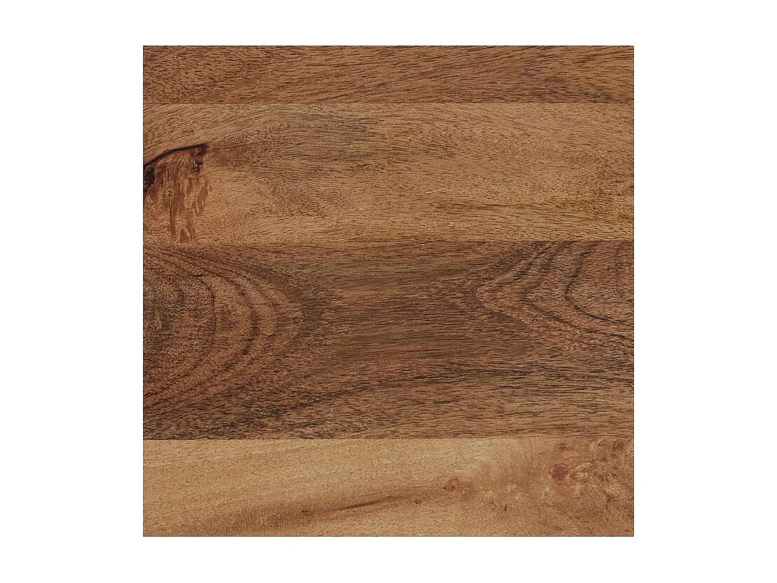 Table de chevet ajourée en bois de manguier - Jaya
