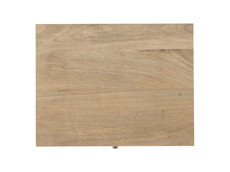 Table de chevet en bois de manguier gravé 2 tiroirs - Tiny