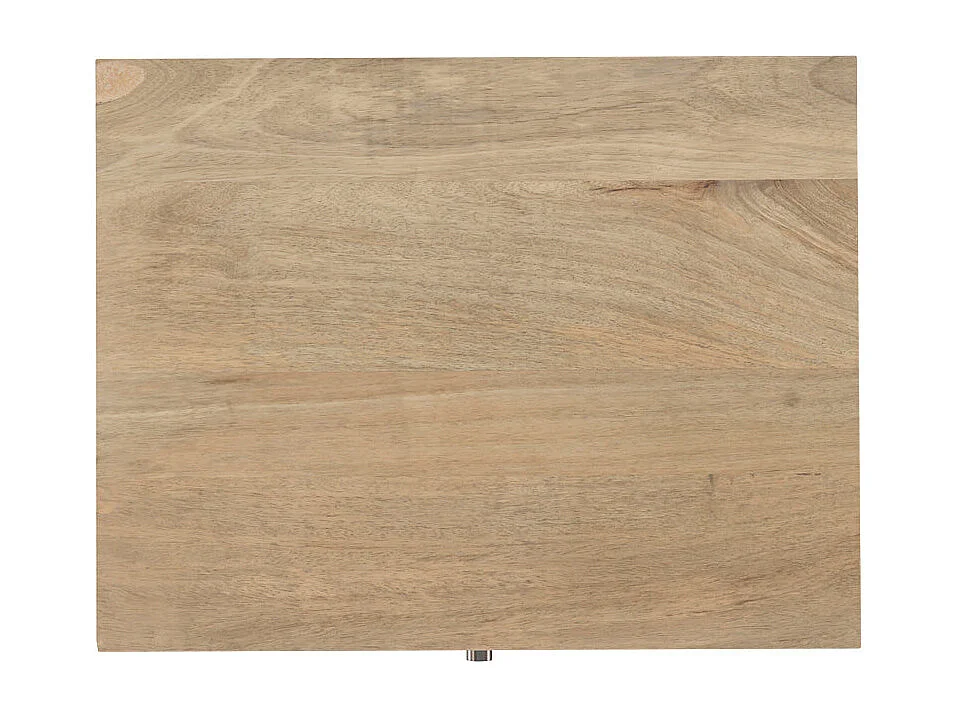 Comò in legno di mango intagliato con 2 cassetti - Tiny