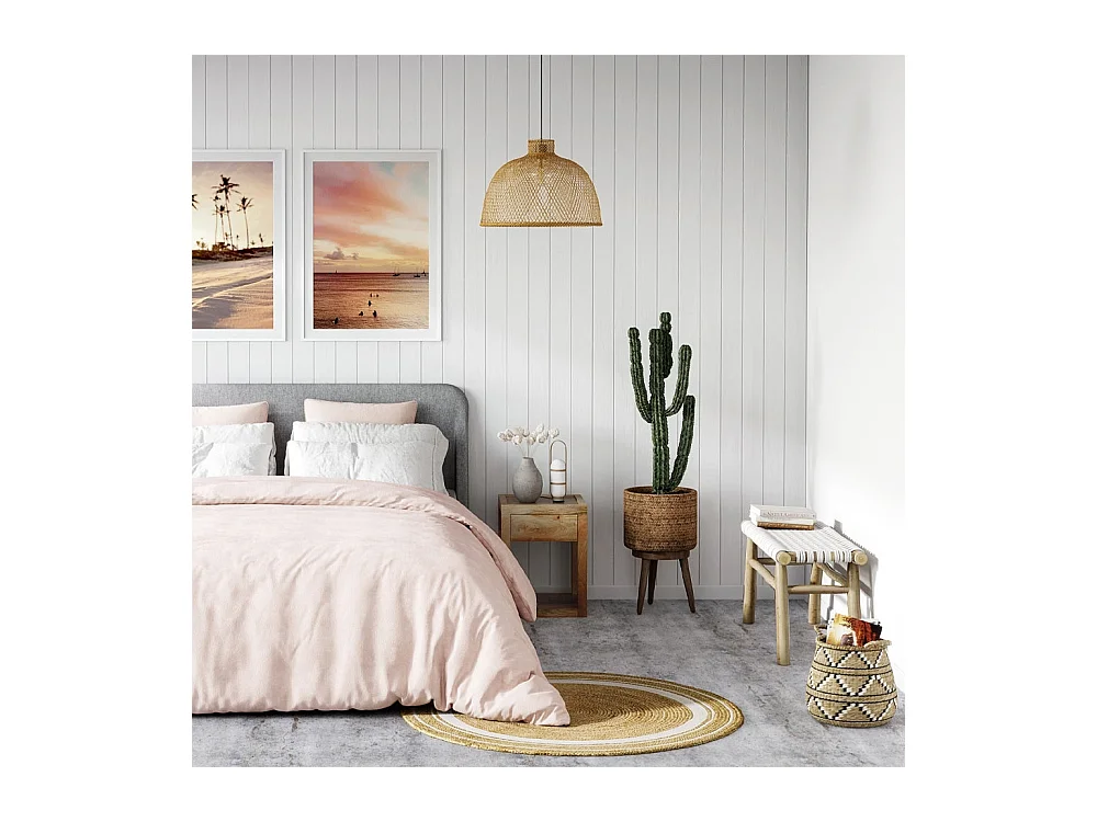 Mesita de noche de madera de mango con 1 cajón - Jakarta