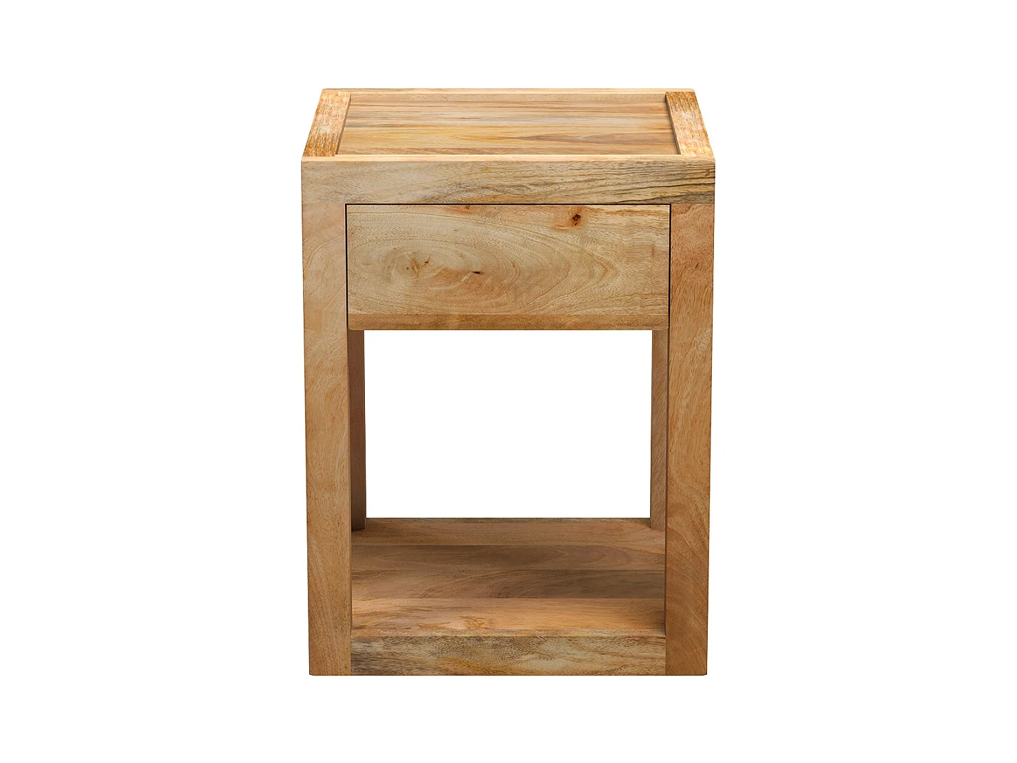 Comodino a 1 cassetto in legno di mango - Jakarta