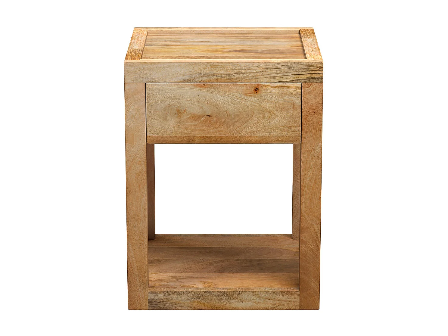 Mesita de noche de madera de mango con 1 cajón - Jakarta