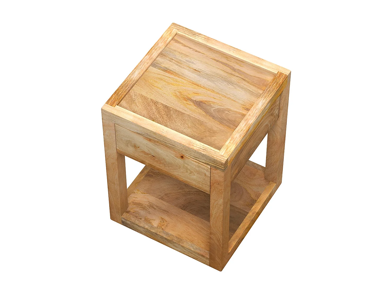 Mesita de noche de madera de mango con 1 cajón - Jakarta