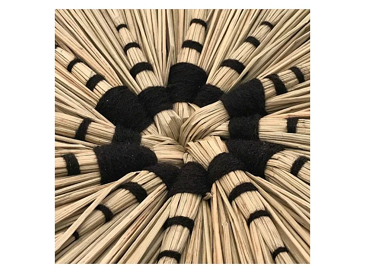 Décoration murale en matière naturelle (lot de 3) - Shama