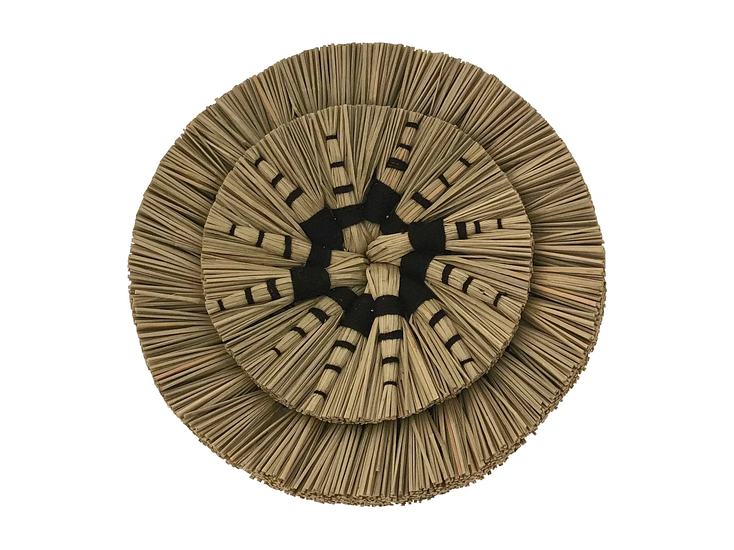 Décoration murale en matière naturelle (lot de 3) - Shama