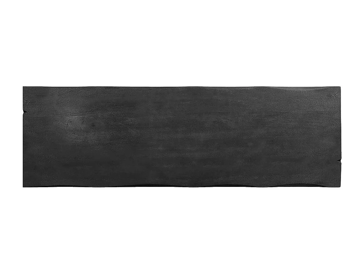 Panca nera in legno di mango 110 cm - Toxis