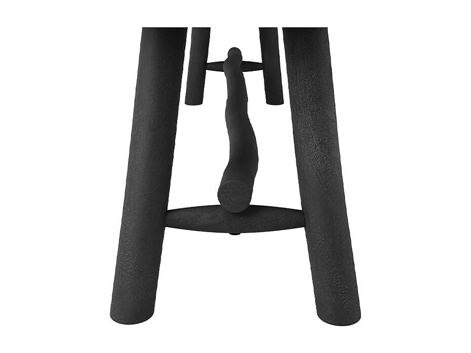 Banco negro de madera de mango 145 cm - Toxis