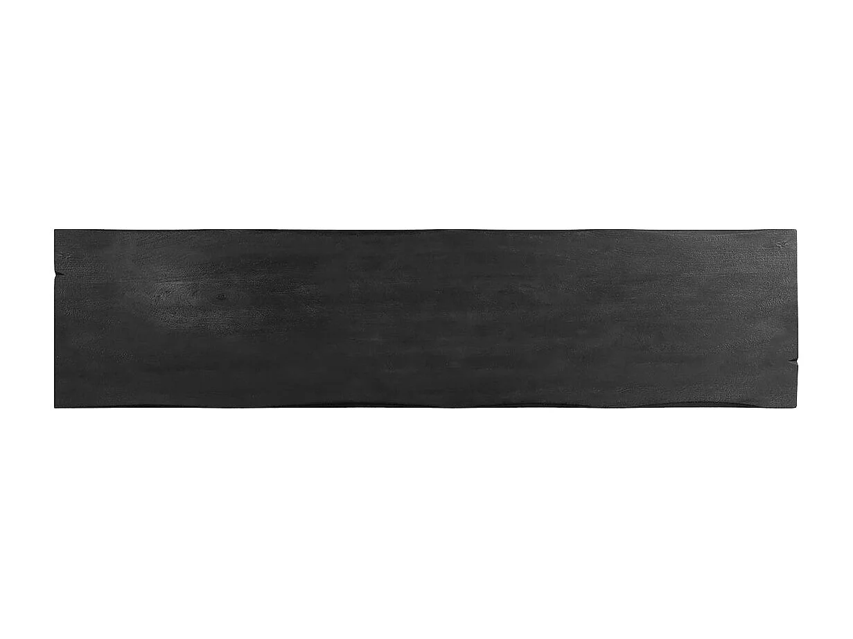 Banco negro de madera de mango 145 cm - Toxis
