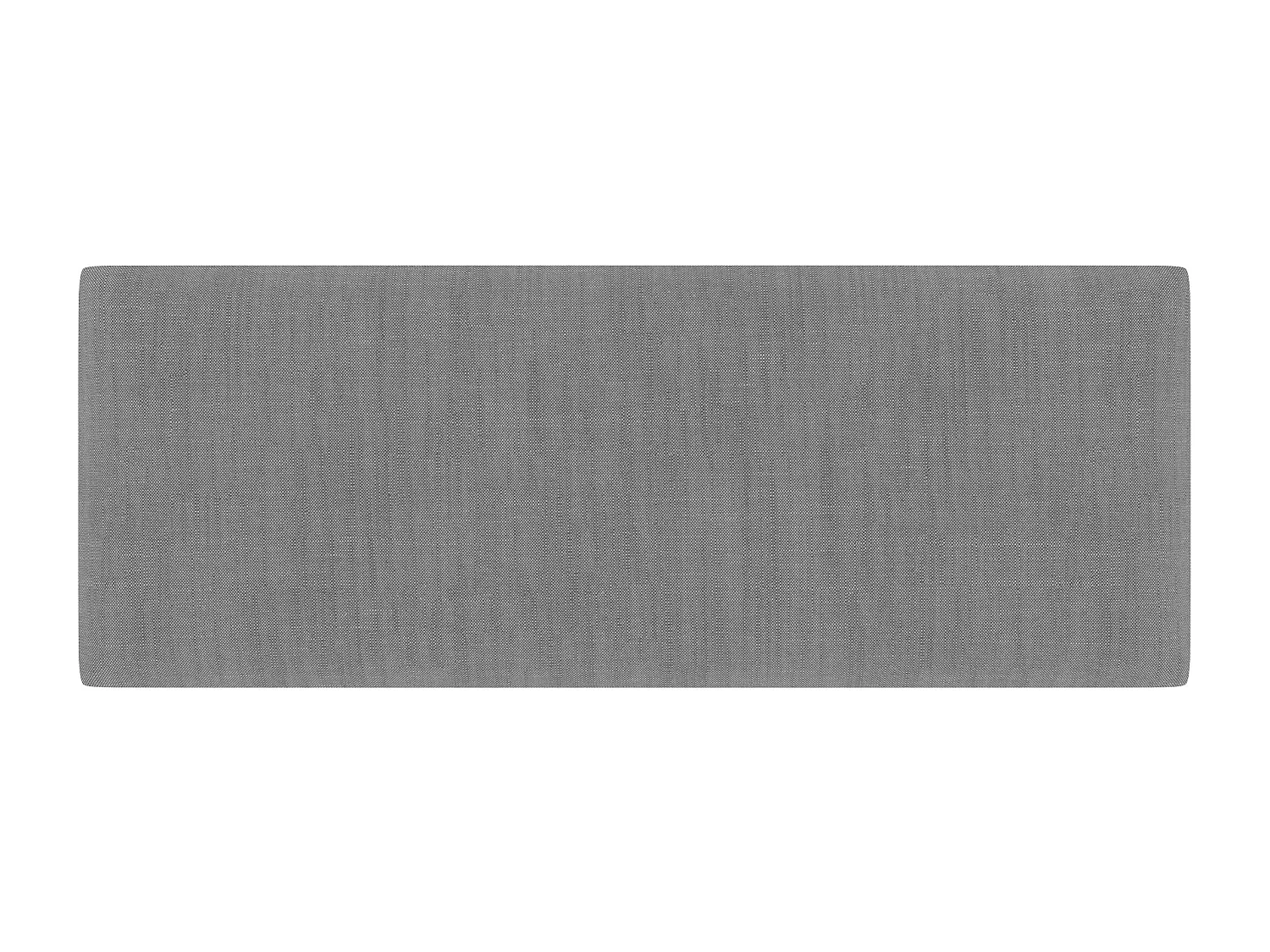 Banc 2 places en tissu gris et pieds en hévéa massif - Corretta