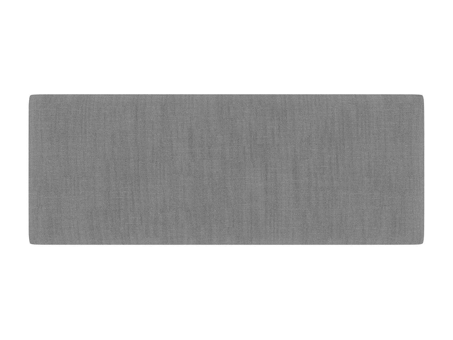 Banc 2 places en tissu gris et pieds en hévéa massif - Corretta