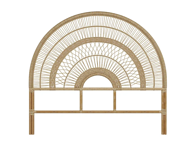 Tête de lit en rotin naturel 140 cm - Astéria