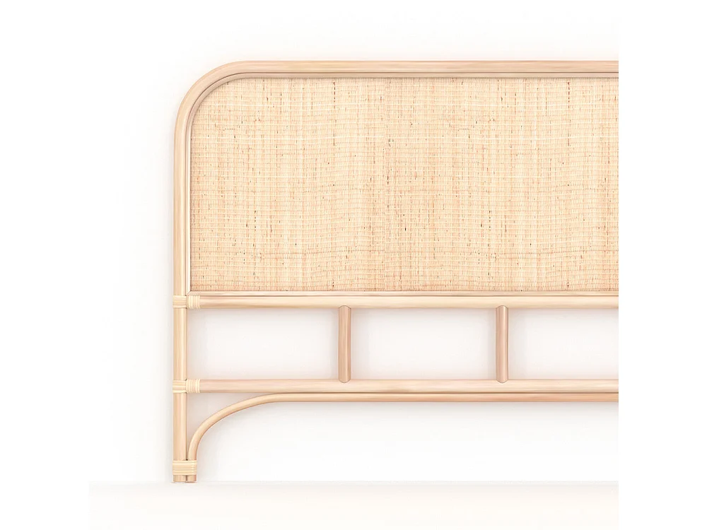 Tête de lit 140 cm en rotin naturel - Grace