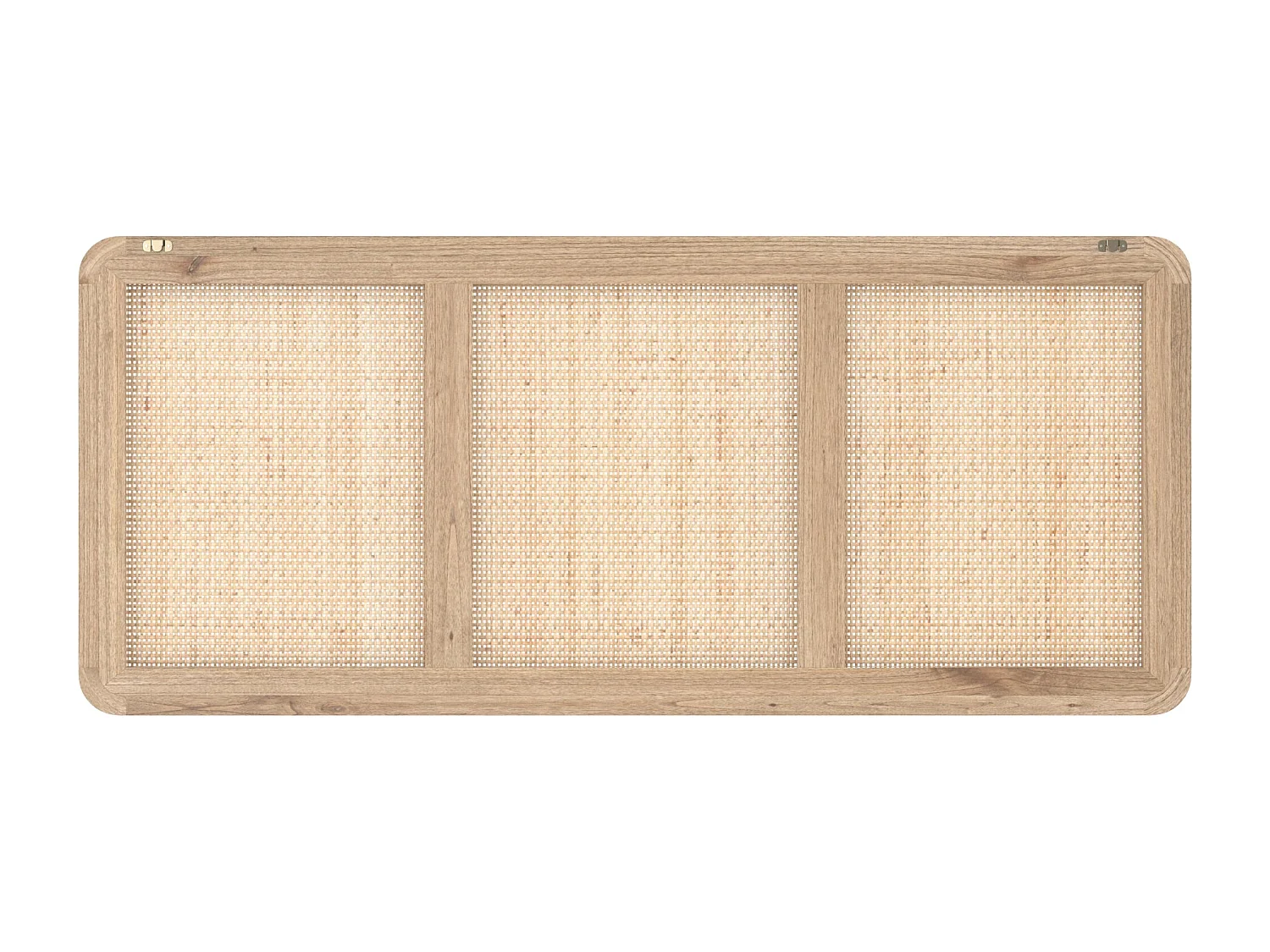 Testiera sospesa in legno e rattan 140 cm - Khao