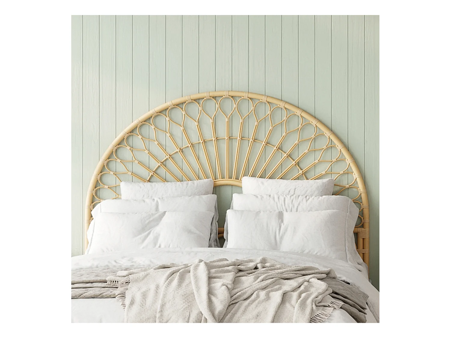 Tête de lit 140 cm en rotin - Bahia